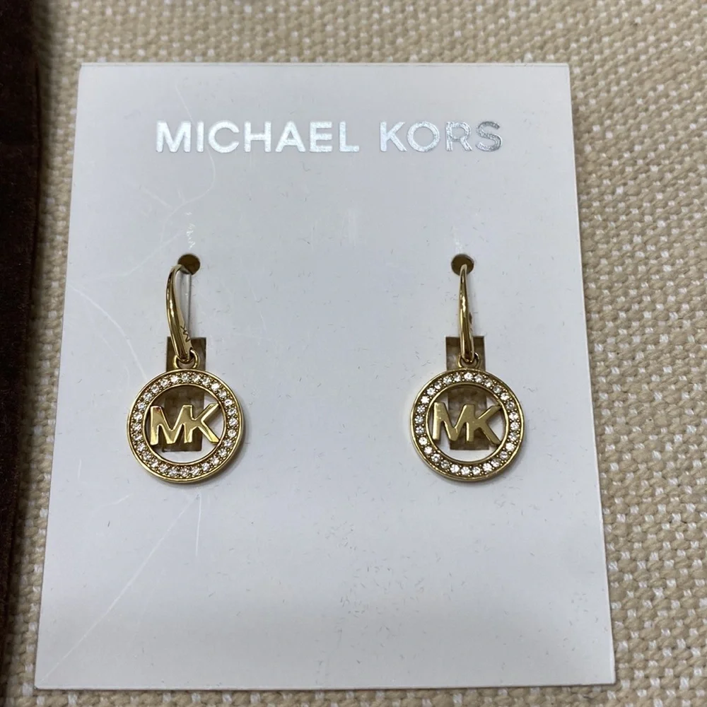 Michael Kors Gold Plated Earrings - Picture 2 of 4